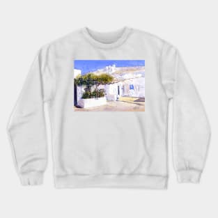 Cave Dwelling In Andalucia Crewneck Sweatshirt